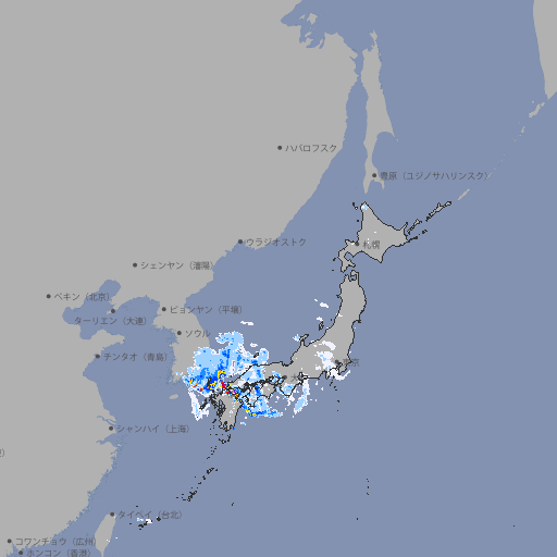 雨雲レーダー