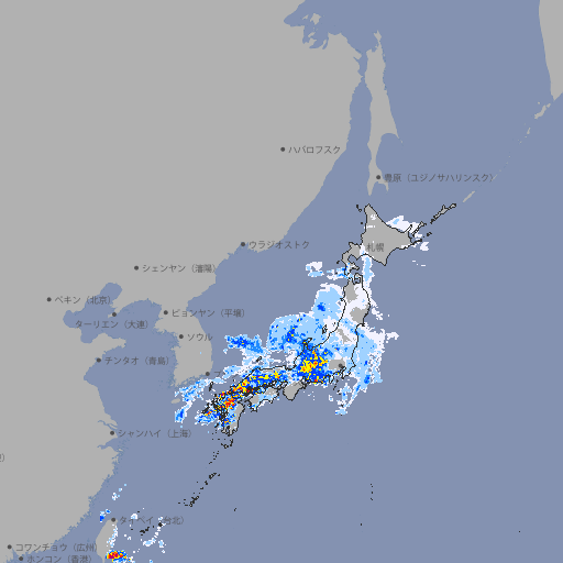雨雲レーダー