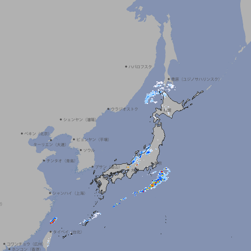 雨雲レーダー