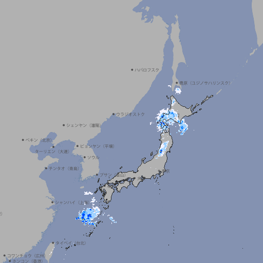 雨雲レーダー