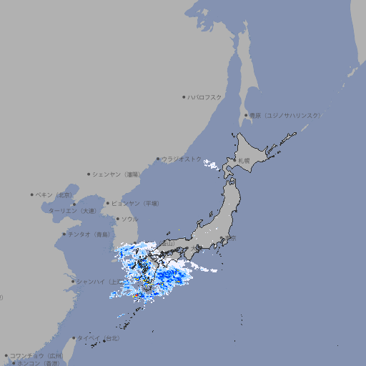 雨雲レーダー