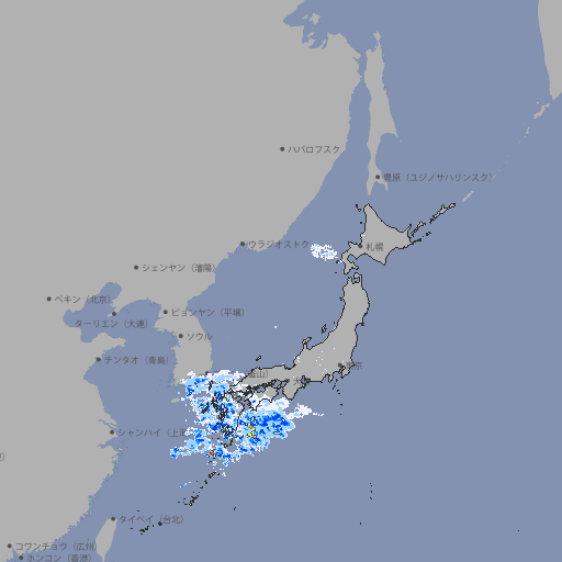雨雲レーダー