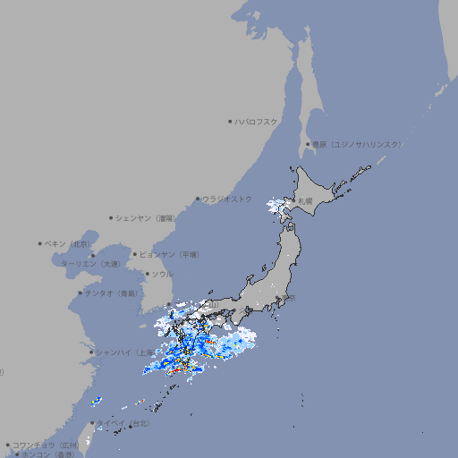 雨雲レーダー