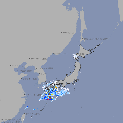 雨雲レーダー