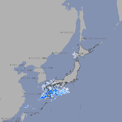 雨雲レーダー