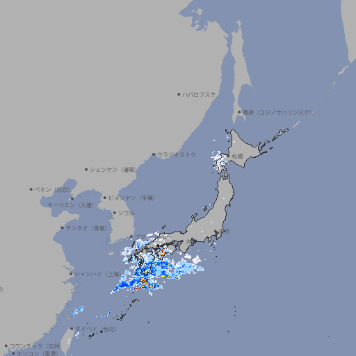 雨雲レーダー