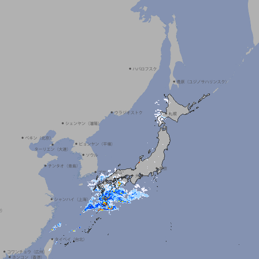 雨雲レーダー