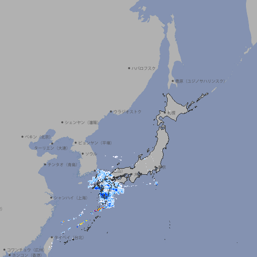 雨雲レーダー