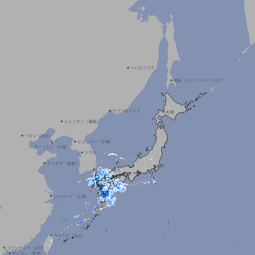 雨雲レーダー