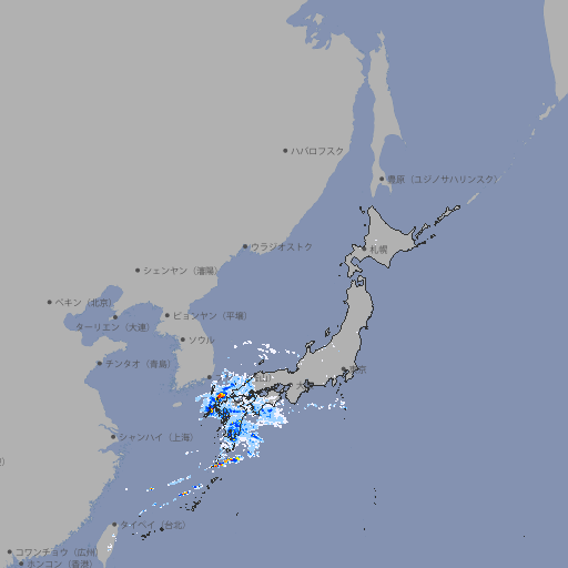 雨雲レーダー