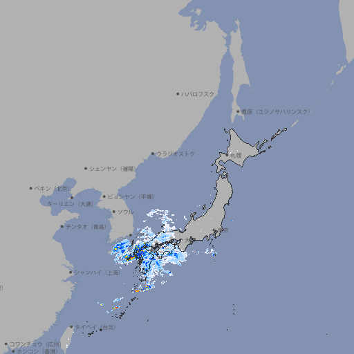 雨雲レーダー