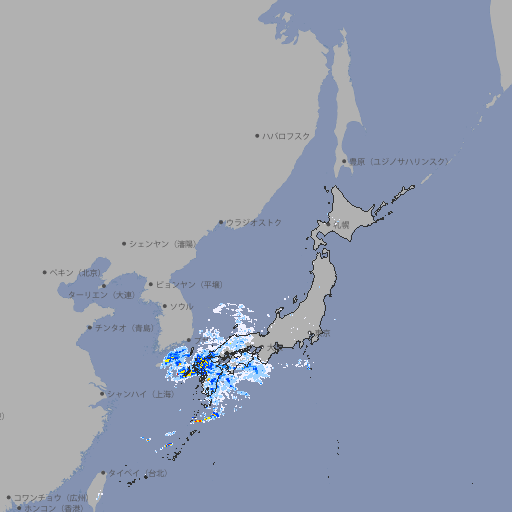 雨雲レーダー