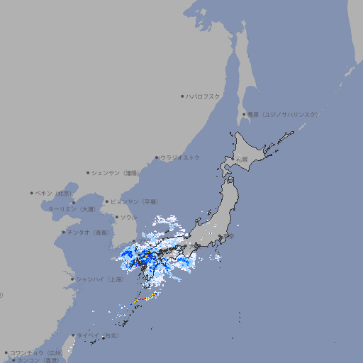 雨雲レーダー