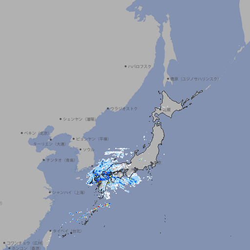 雨雲レーダー