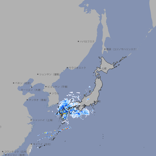 雨雲レーダー