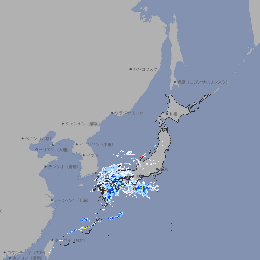 雨雲レーダー