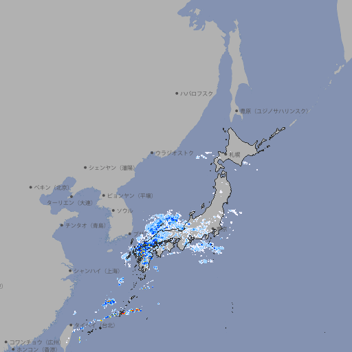 雨雲レーダー