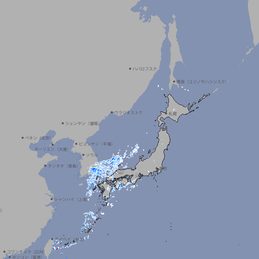 雨雲レーダー