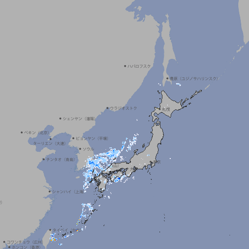 雨雲レーダー