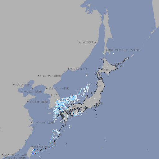 雨雲レーダー