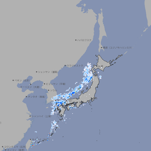 雨雲レーダー