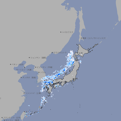 雨雲レーダー