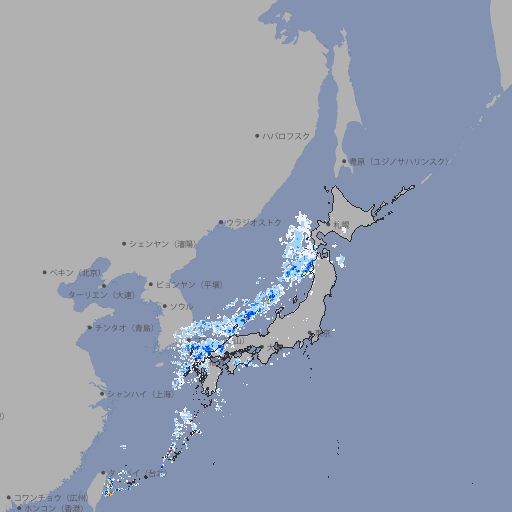 雨雲レーダー