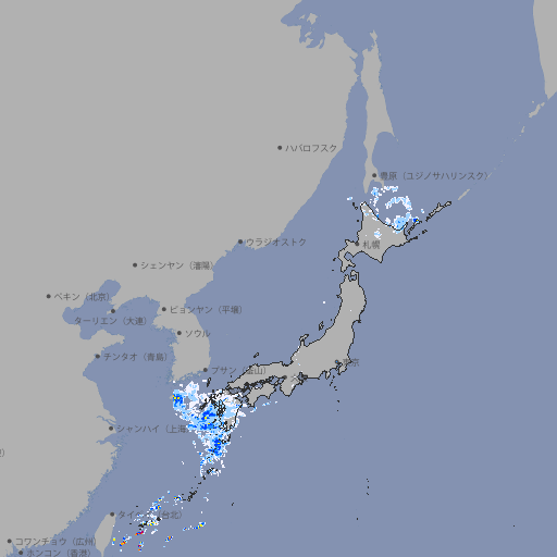 雨雲レーダー