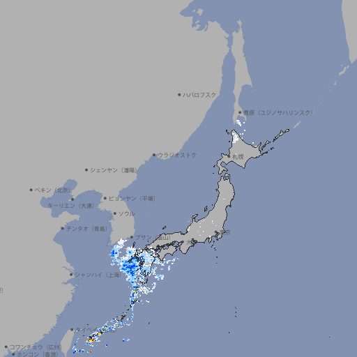 雨雲レーダー