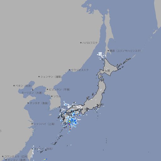雨雲レーダー