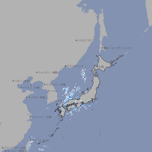 雨雲レーダー