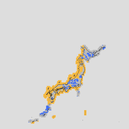 天気分布予報